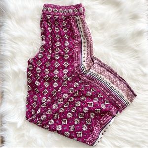 LUCY & LAUREL Boho Yoga Pants Size Small Petite